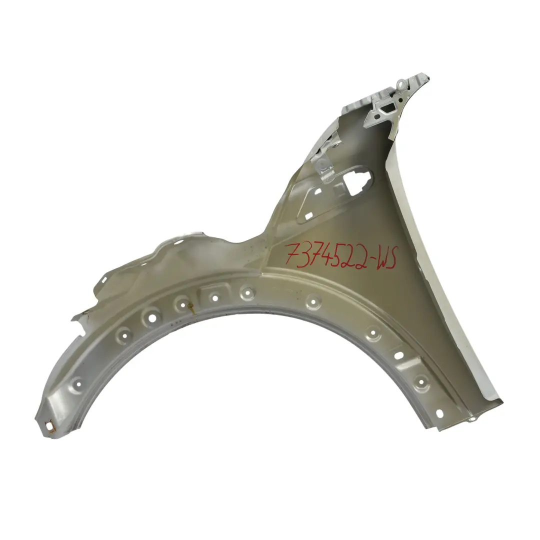 Pannello Laterale Anteriore Destro Rivestimento White Silver - A62 per Mini F55 F56 con numero di parte 7374522 Mini F55 F56 Pannello Laterale Anteriore Destro Rivestimento White Silver - A62 - SKU 7374522-WS - Numero di parte 7374522
