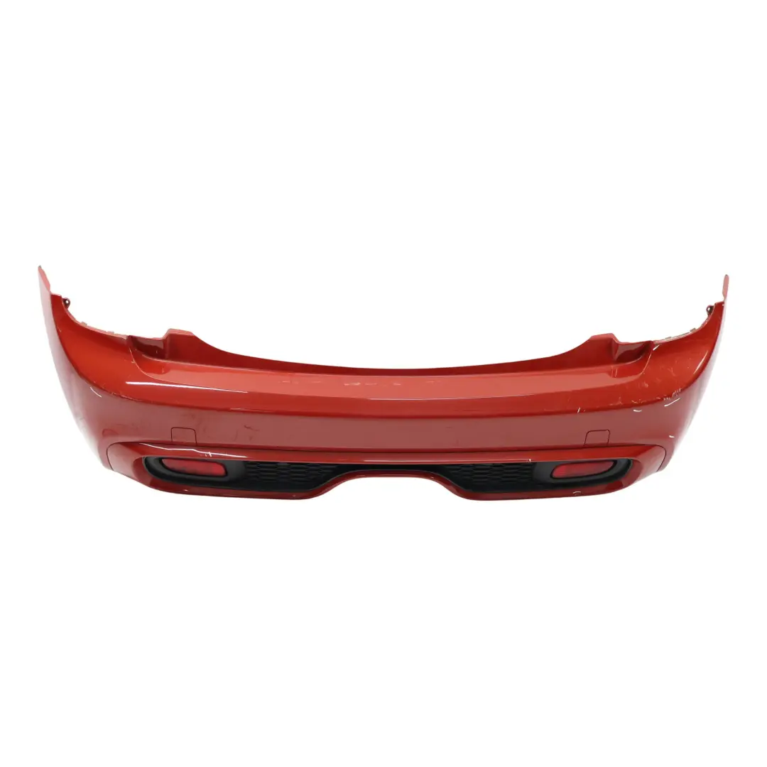Bumper Cooper S Trim Panel PDC Blazing Red II Metallic - B83 to Mini F55 Rear with Part number 7380036 Mini F55 Rear Bumper Cooper S Trim Panel PDC Blazing Red II Metallic - B83 - SKU 7380036-BRMII - Part number 7380036