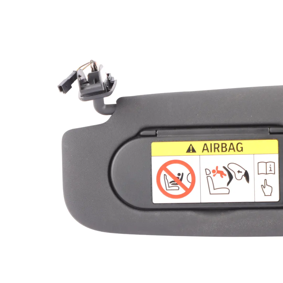  Sun Visor Mini Cooper One F55 F56 Sunvisor Mirror Cover Left N/S Black - SKU 7382103-2 - Part number 7382103