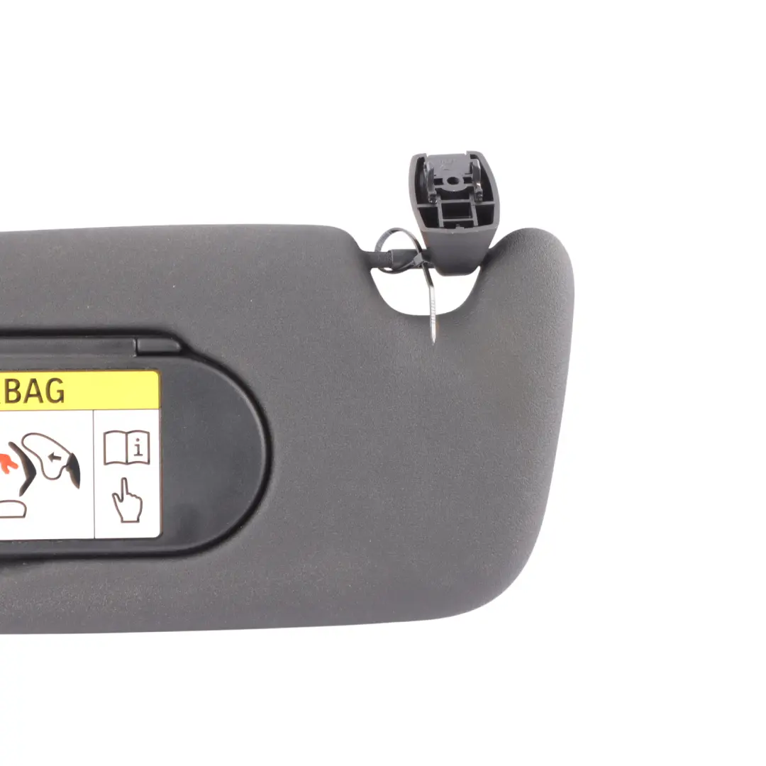 Sun Visor Mini Cooper One F55 F56 Sunvisor Mirror Cover Left N/S Black - SKU 7382103-2 - Part number 7382103