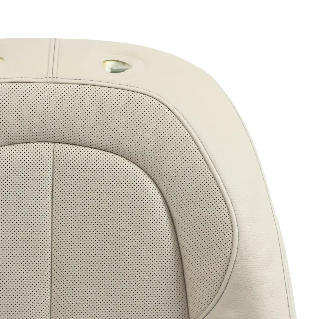BMW X1 F48 Front Seat Backrest Heated Left N/S Leather Dakota Perforated Oyster - SKU 7398423-1 - Part number 7398423