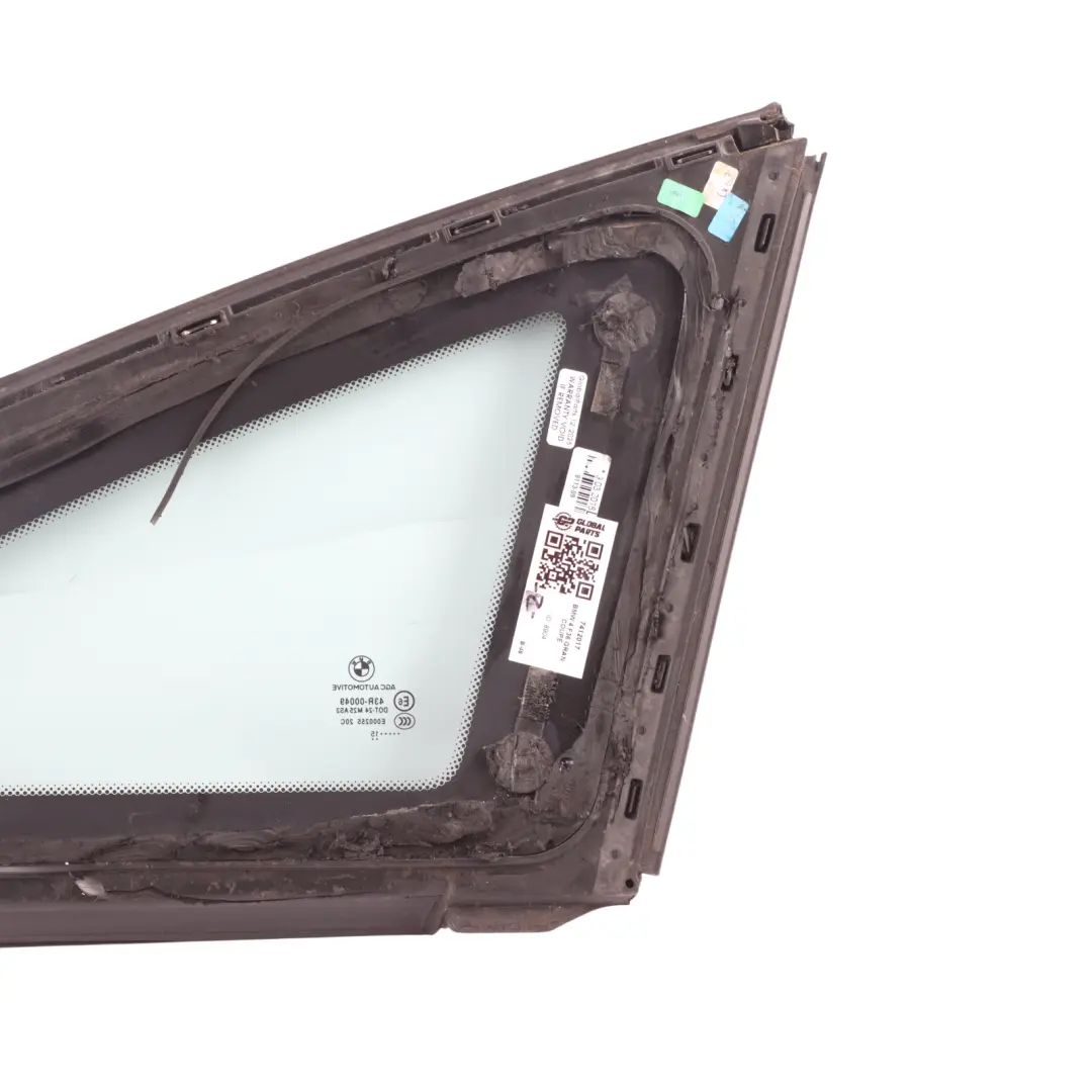 BMW F36 Hintere Seitliche Dreiecksfenster Glas Links AS2 - SKU 7412017 - Teilenummer 7412017