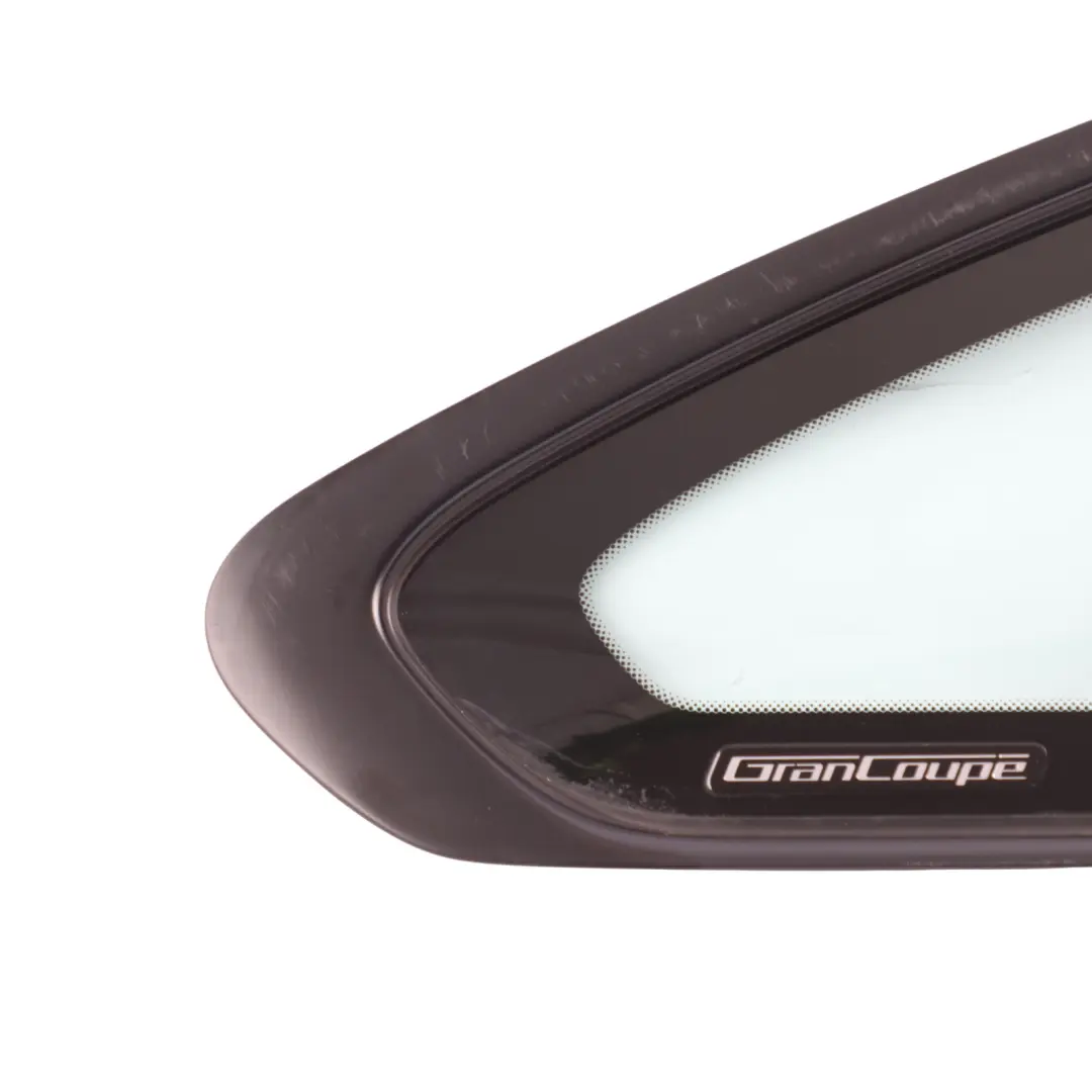 Cristal Ventana Triangular Lateral Trasera Derecha AS2 para BMW F36 con número de pieza 7412018 BMW F36 Cristal Ventana Triangular Lateral Trasera Derecha AS2 - SKU 7412018 - Número de pieza 7412018