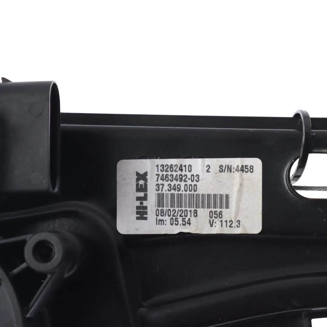 BMW F48 Puerta Trasera Ventana Regulador Motor Mecanismo Derecho - SKU 7463492 - Número de pieza 7463492