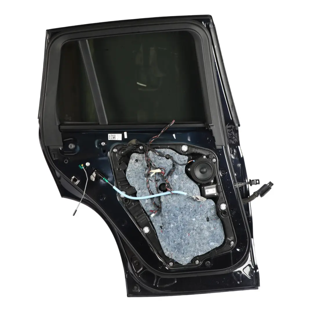 BMW X3 G01 Door Rear Left N/S Carbonschwarz Carbon Black Metallic - 416 - SKU 7465533-CAR - Part number 7465533