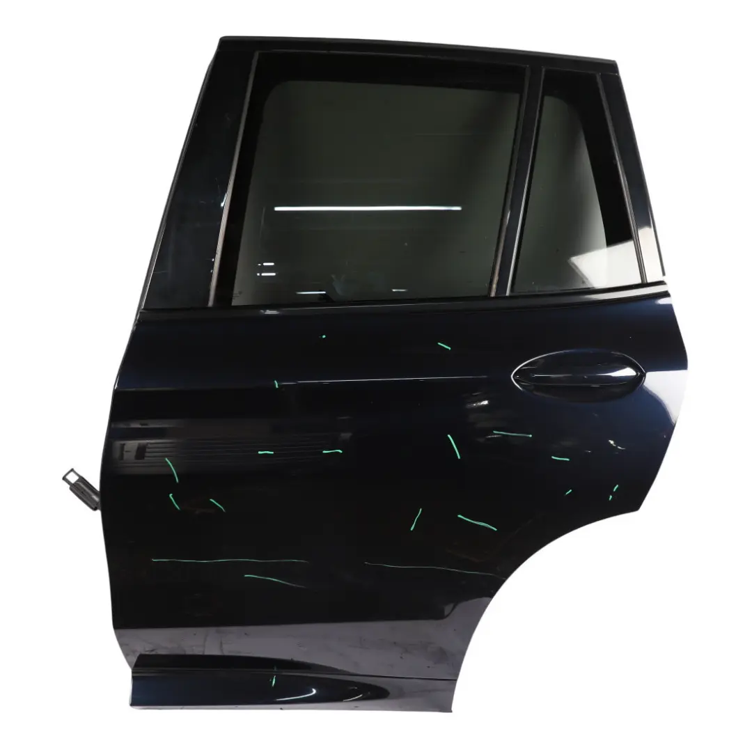Door Rear Left N/S Carbonschwarz Carbon Black Metallic - 416 to BMW X3 G01 with Part number 7465533 BMW X3 G01 Door Rear Left N/S Carbonschwarz Carbon Black Metallic - 416 - SKU 7465533-CAR - Part number 7465533