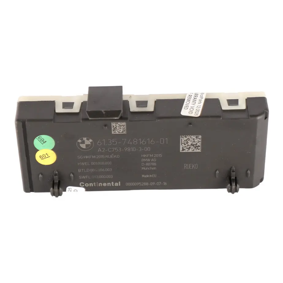 BMW F31 F36 Mini F60 Tailgate Lift Module Trunk Control Unit Rear ECU 7481616