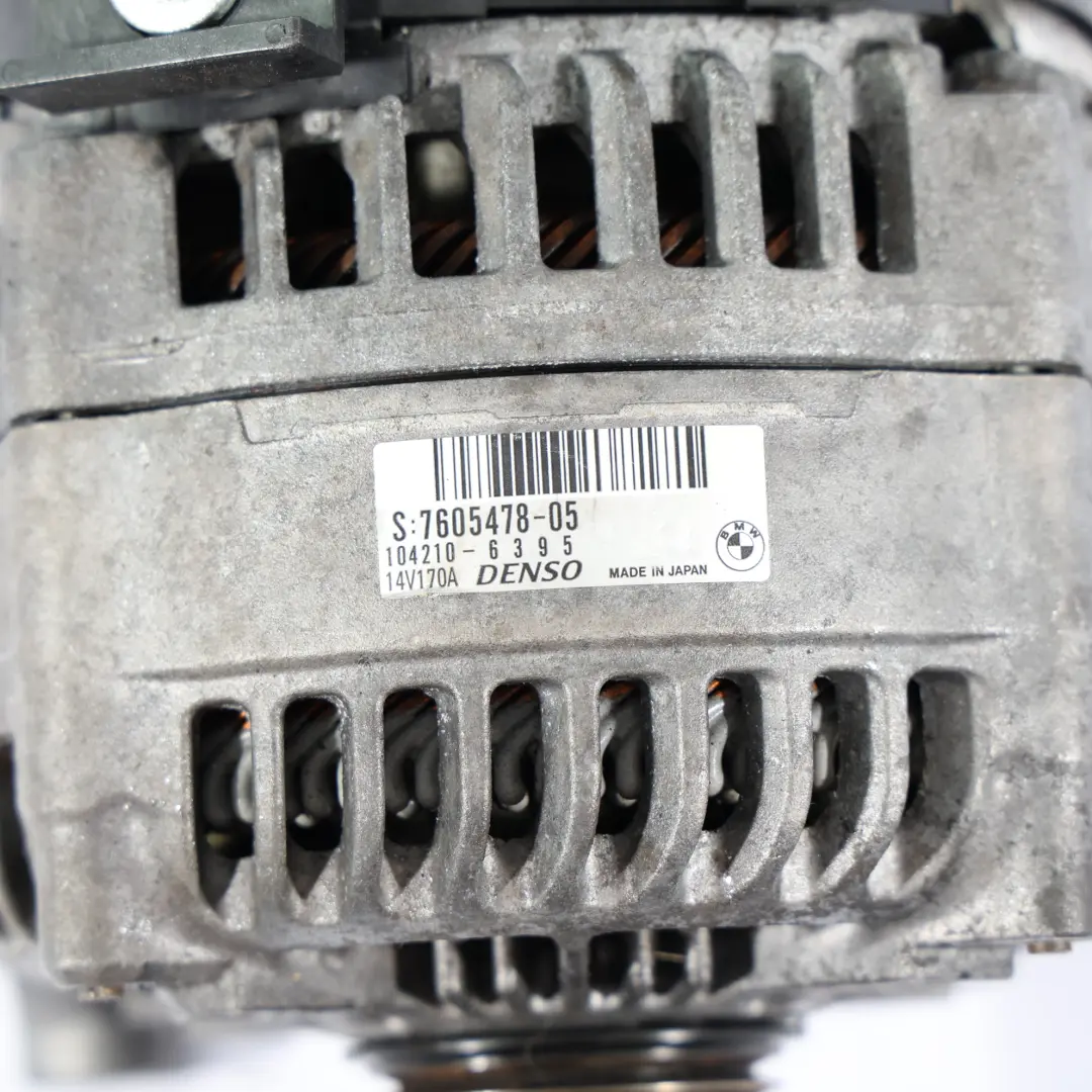 Alternator 170A to BMW 1 3 Z4 Series F20 F30 E89 Petrol with Part number 7605478 BMW 1 3 Z4 Series F20 F30 E89 Petrol Alternator 170A - SKU 7605478 - Part number 7605478