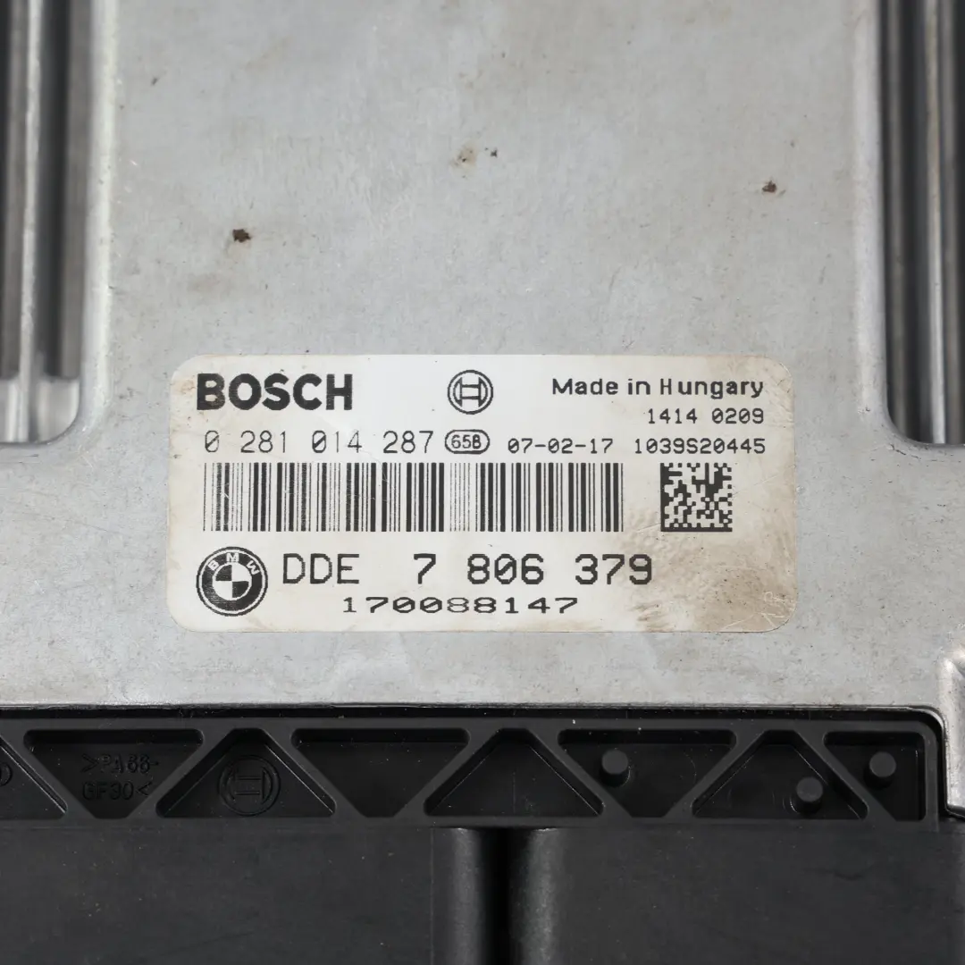 BMW E60 E61 LCI 535D M57N2 286HP Motor Control ECU KIT DDE Automático - SKU 7806379-2 - Número de pieza 7806379