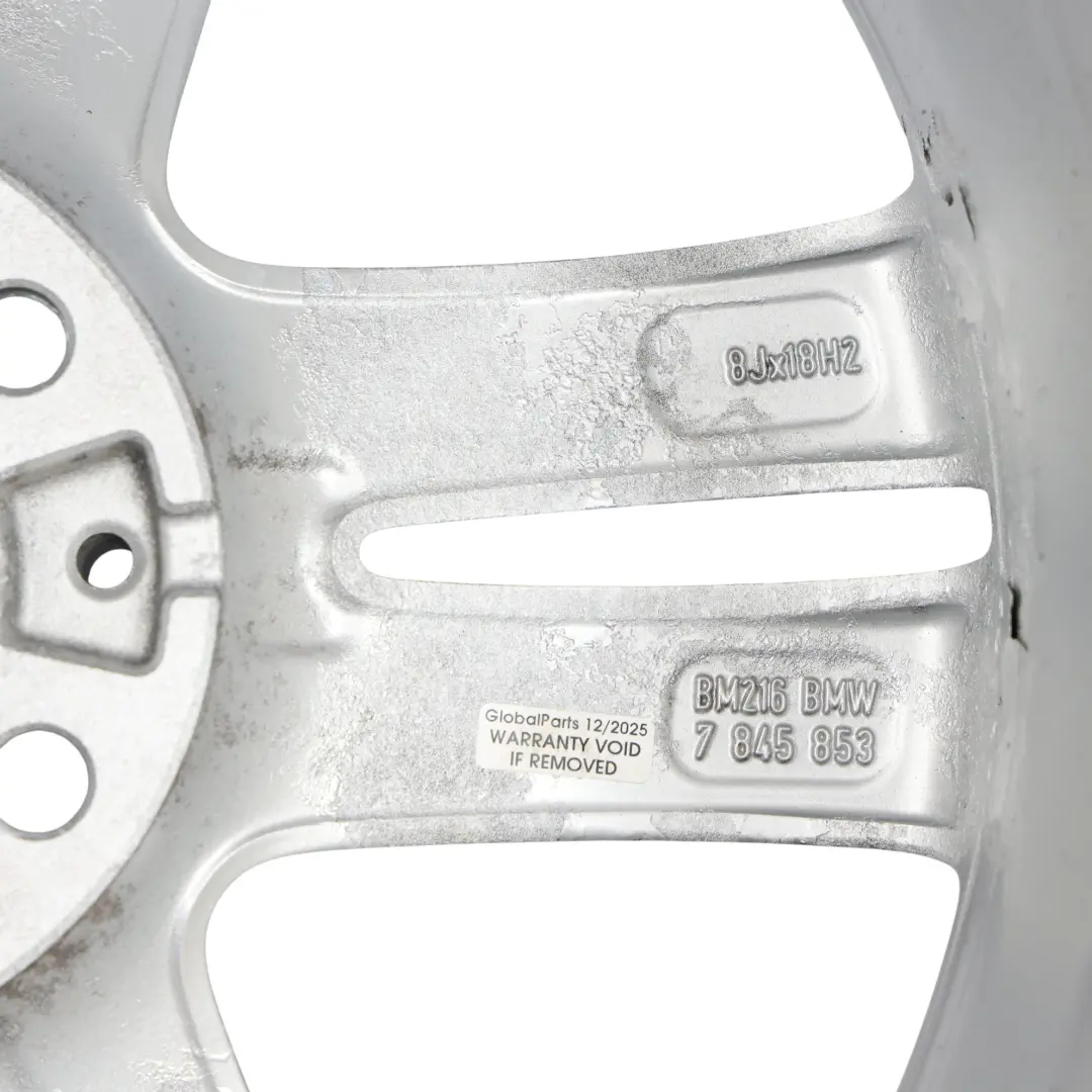 BMW F20 F21 F22 F23 Rear Alloy Wheel Rim 18" 8J ET:52 M Star Spoke 386 - SKU 7845853-4 - Part number 7845853