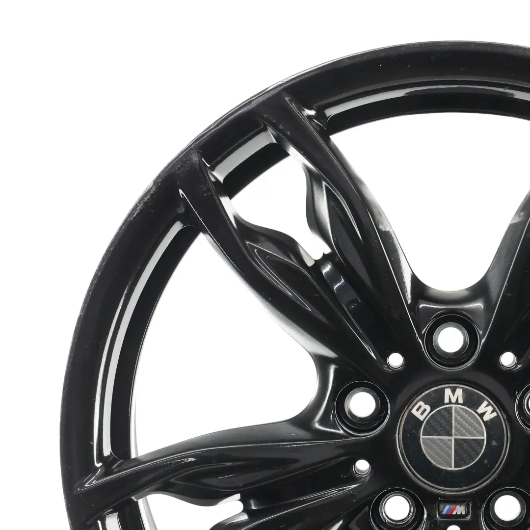 Alloy Rim 18" ET:52 8J M Double Spoke 436 to BMW F20 F21 F22 Black Wheel with Part number 7845871 BMW F20 F21 F22 Black Wheel Alloy Rim 18" ET:52 8J M Double Spoke 436 - SKU 7845871-11 - Part number 7845871