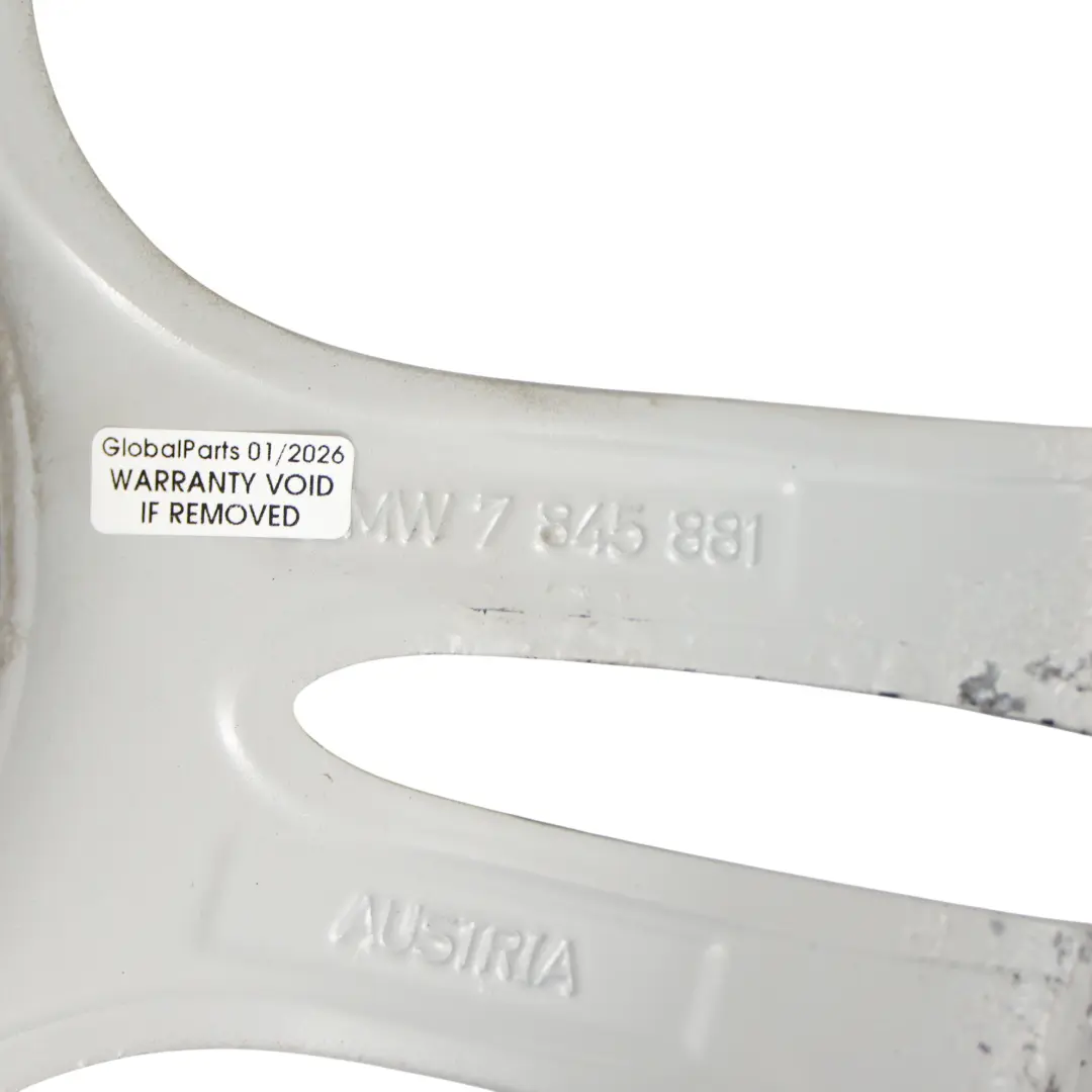 BMW F30 F31 F32 Llanta Aleación Trasera 18" 8,5J ET:47 M Star Spoke 400 - SKU 7845881-12 - Número de pieza 7845881