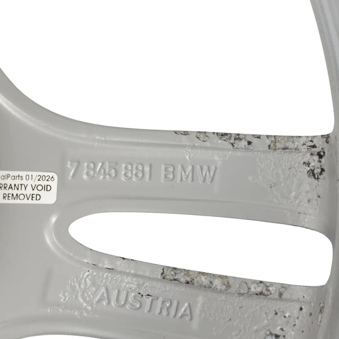 BMW F30 F31 F32 Rear Wheel Alloy Rim 18" 8,5J ET:47 M Star Spoke 400 - SKU 7845881-7 - Part number 7845881