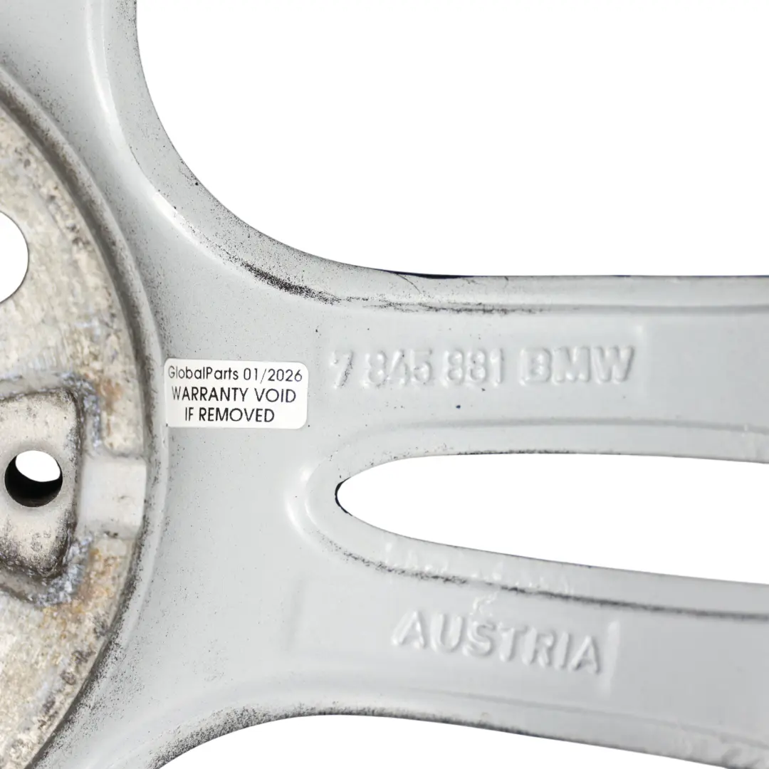 BMW F30 F31 Rear Wheel Alloy Rim 18" 8,5J ET:47 M Star Spoke 400 - SKU 7845881-9 - Part number 7845881