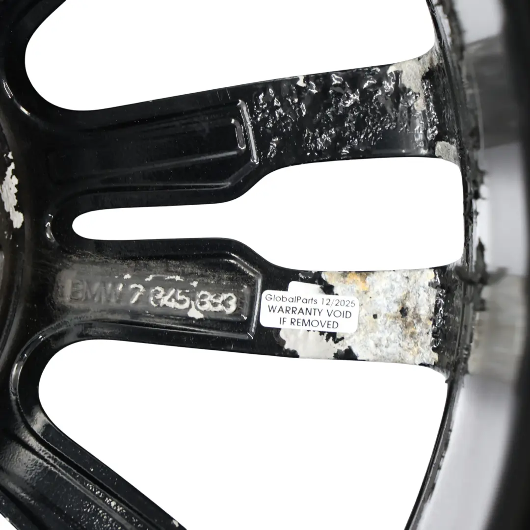  Llanta Aleacion Negra Trasera BMW F30 19" ET:47 8,5J M Star Spoke 403 - SKU 7845883-4 - Número de pieza 7845883