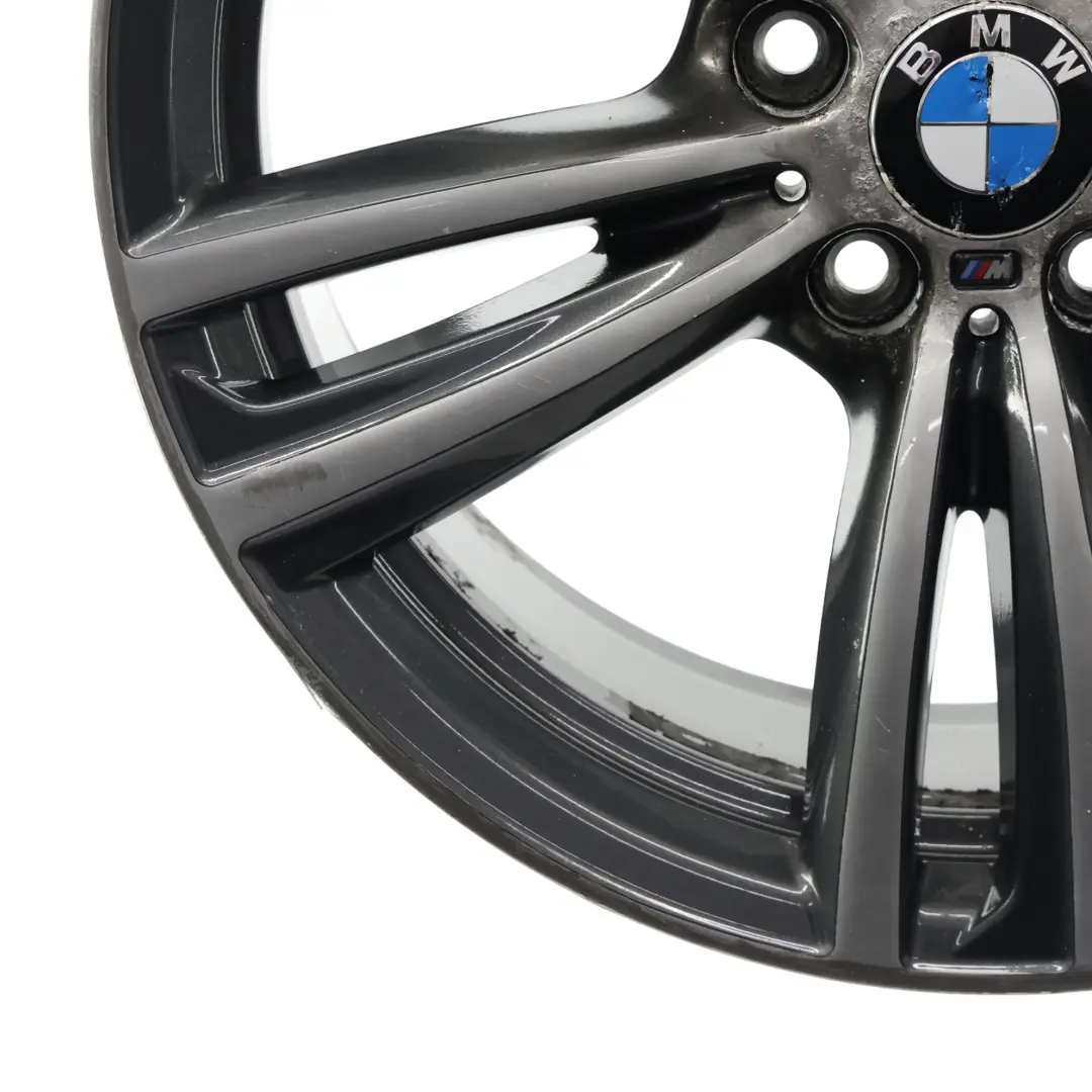 BMW F30 F31 F32 Rear Alloy Wheel Rim 19" 8,5J ET:47 M Double Spoke 442 - SKU 7846781-4 - Part number 7846781