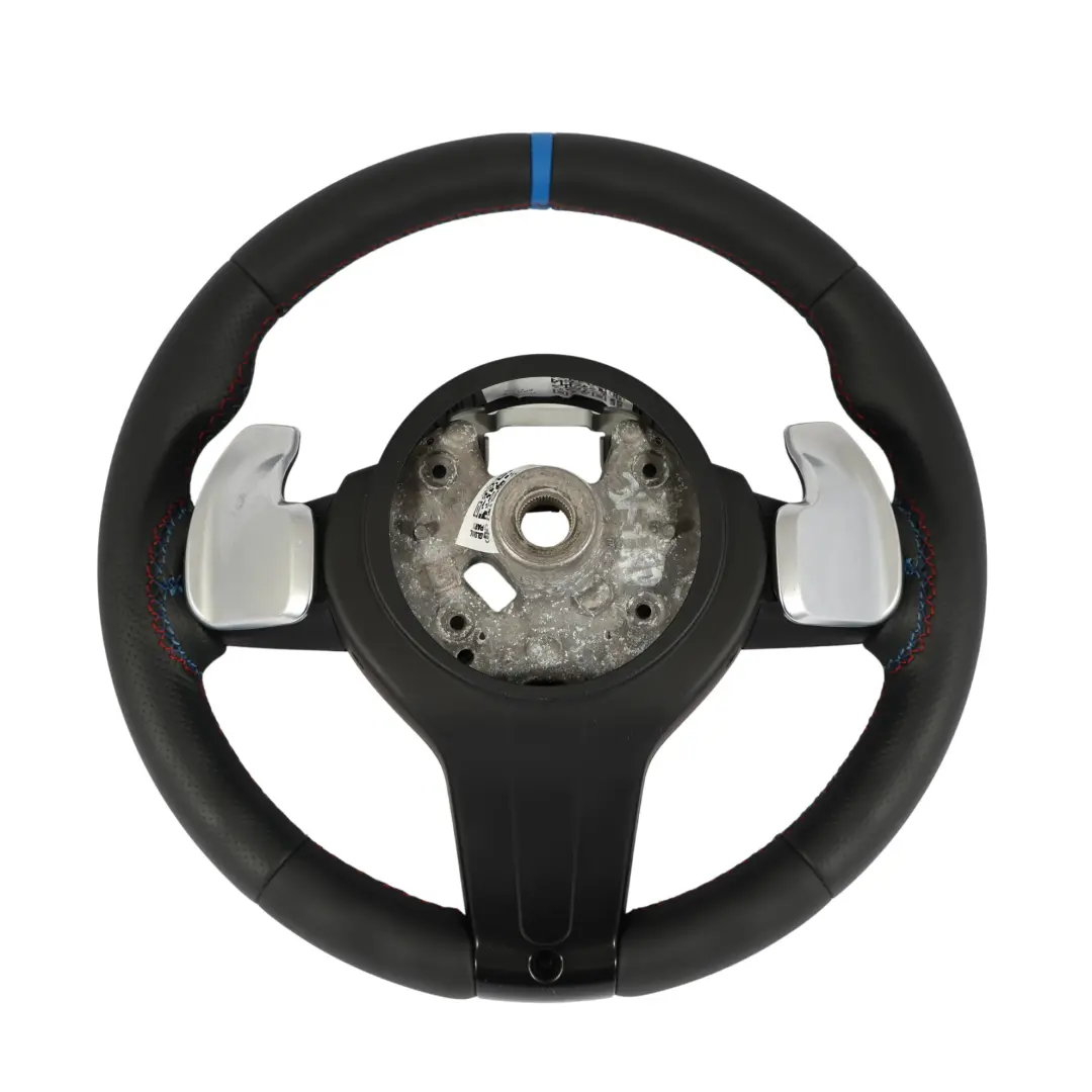 Leather Steering Wheel Paddle Shift to BMW F20 F21 F30 F31 F32 M Sport NEW Black with Part number 7850403 BMW F20 F21 F30 F31 F32 M Sport NEW Black Leather Steering Wheel Paddle Shift - SKU 7850403-4 - Part number 7850403