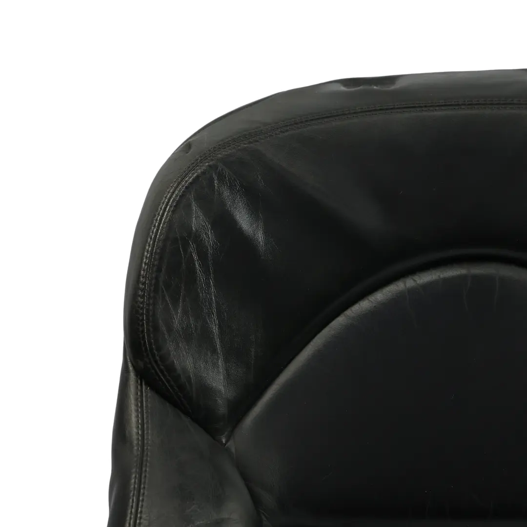 BMW E46 M3 Schienale Anteriore Cuscino In Pelle Nera Nappa 7902046 - SKU 7902076 - Numero di parte 7902076