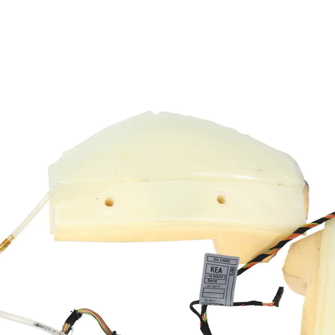 Sedile Anteriore Pompa Lombare Lordosi Pad Sinistra Destra per BMW E46 M3 con numero di parte 7902273 BMW E46 M3 Sedile Anteriore Pompa Lombare Lordosi Pad Sinistra Destra - SKU 7902273 - Numero di parte 7902273