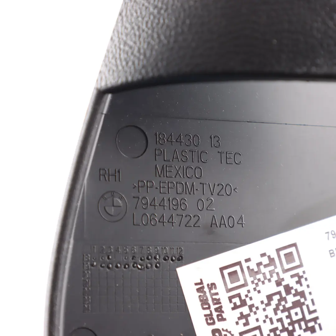 BMW X3 G01 X4 G02 G20 G21 Cubierta Asiento Delantero Negro Derecho - SKU 7944196 - Número de pieza 9108108