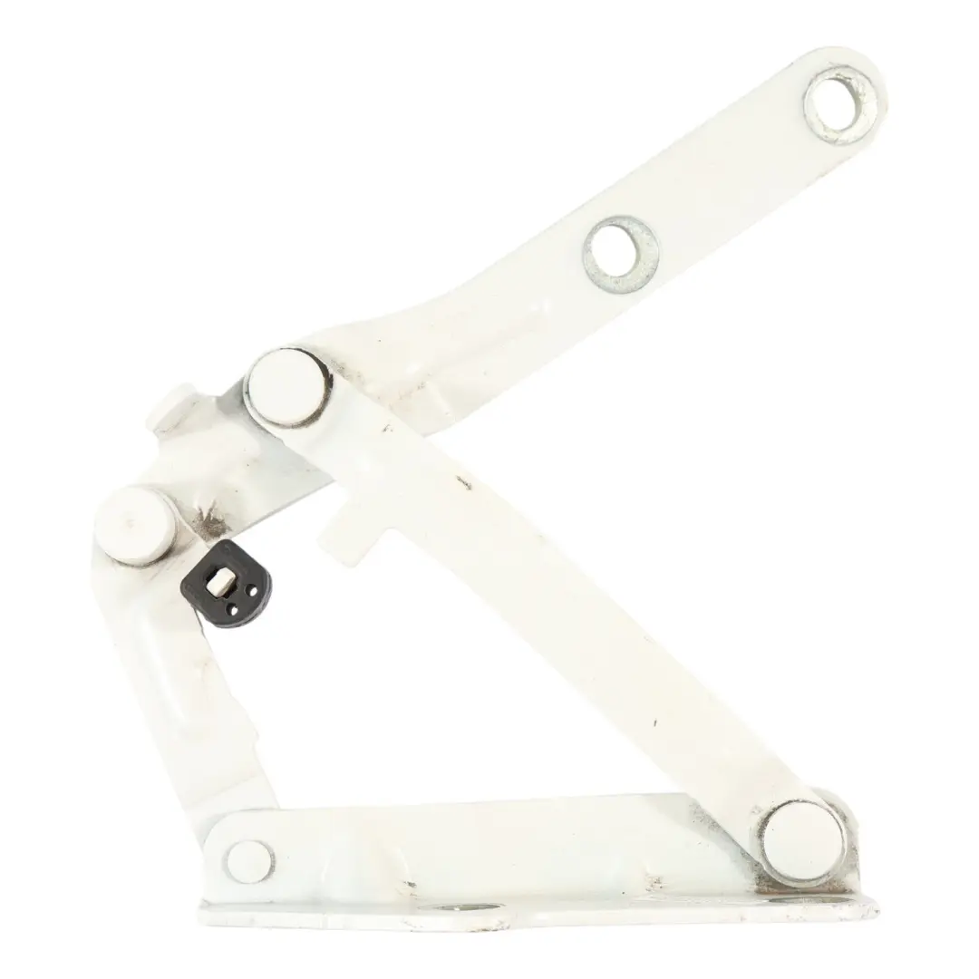 VW Transporter T6 Motor Hauben Scharnier Vorne Links Candy White - B9A / F9E - SKU 7E0823301B-CAN - Teilenummer 7E0823301B