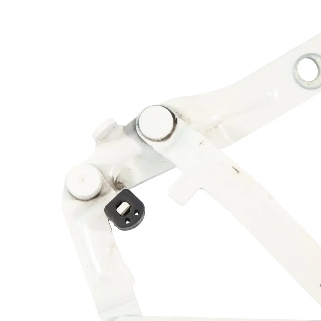 VW Transporter T6 Motor Hauben Scharnier Vorne Links Candy White - B9A / F9E - SKU 7E0823301B-CAN - Teilenummer 7E0823301B