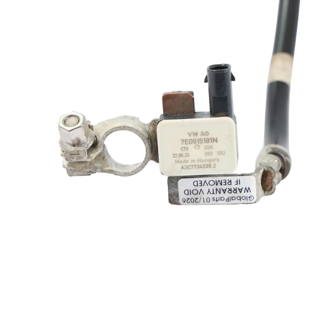 VW Transporter T6 Negative Minus Earth HV Battery Cable Wire - SKU 7E0915181N - Part number 7E0915181N