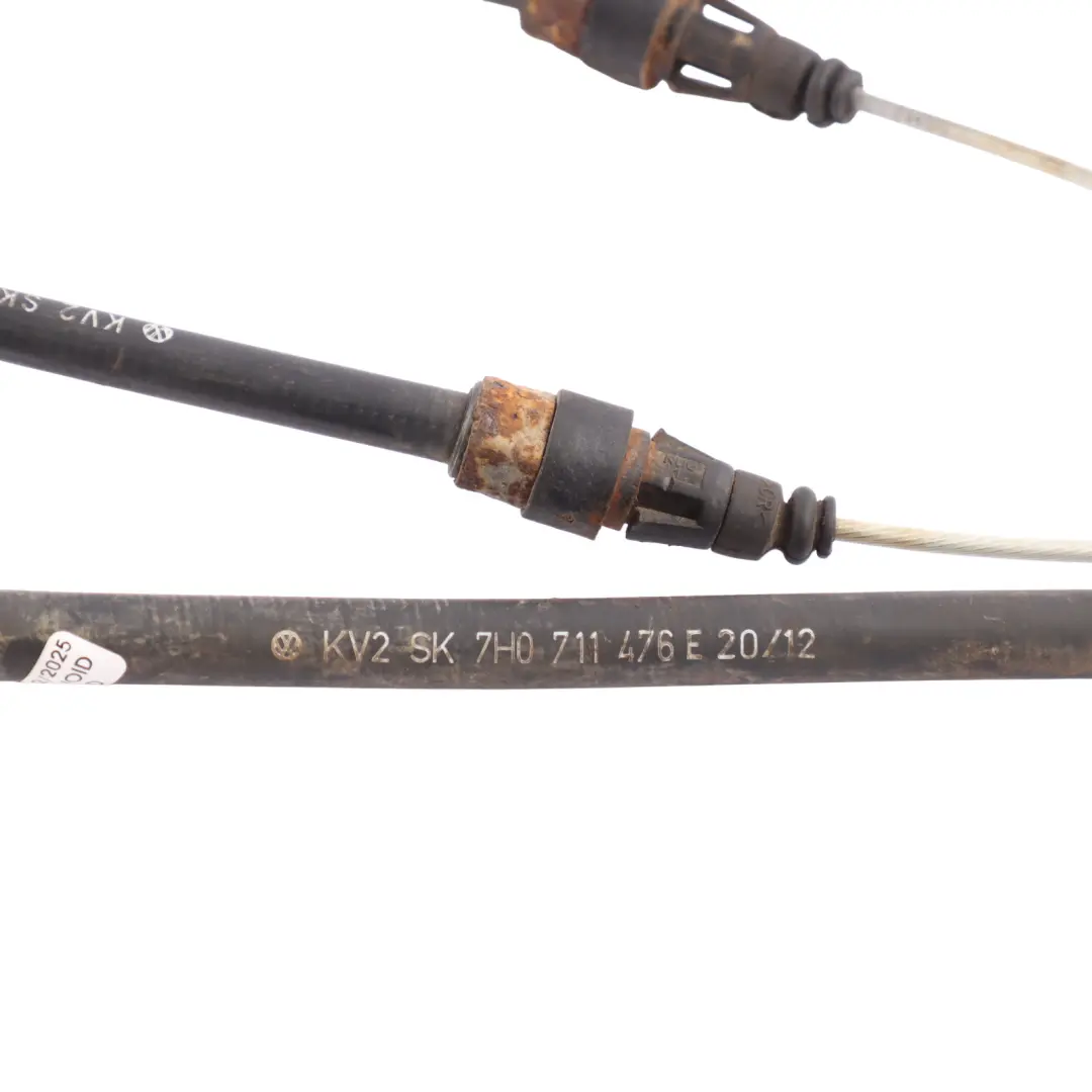 VW Volkswagen Transporter T5 Handbrake Hand Brake Cables SET X3 - SKU 7H0711476E - Part number 7H0711476E