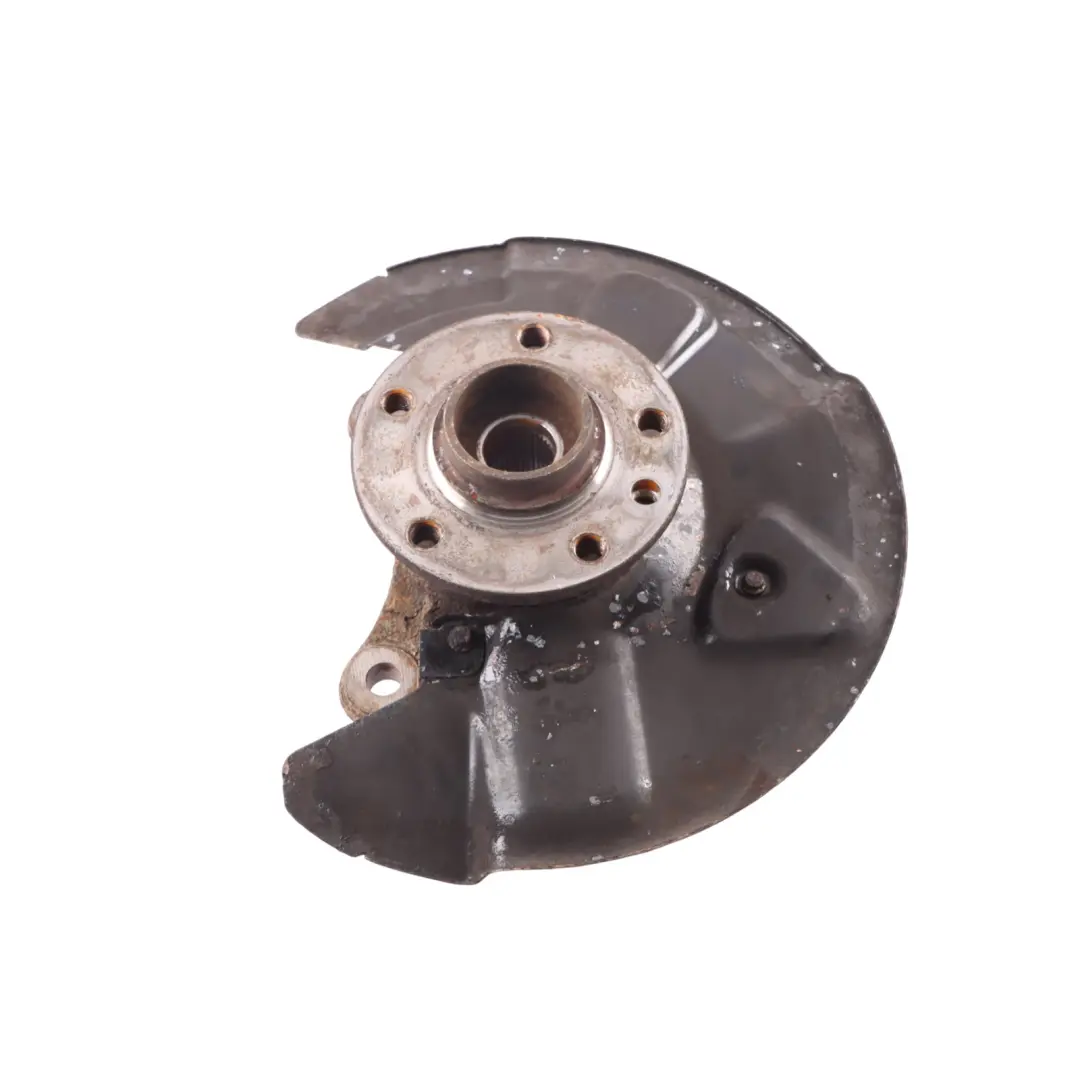 VW Volkswagen Transporter T5 Front Axle Wheel Hub Knuckle Left N/S - SKU 7H8407257C - Part number 7H8407257C