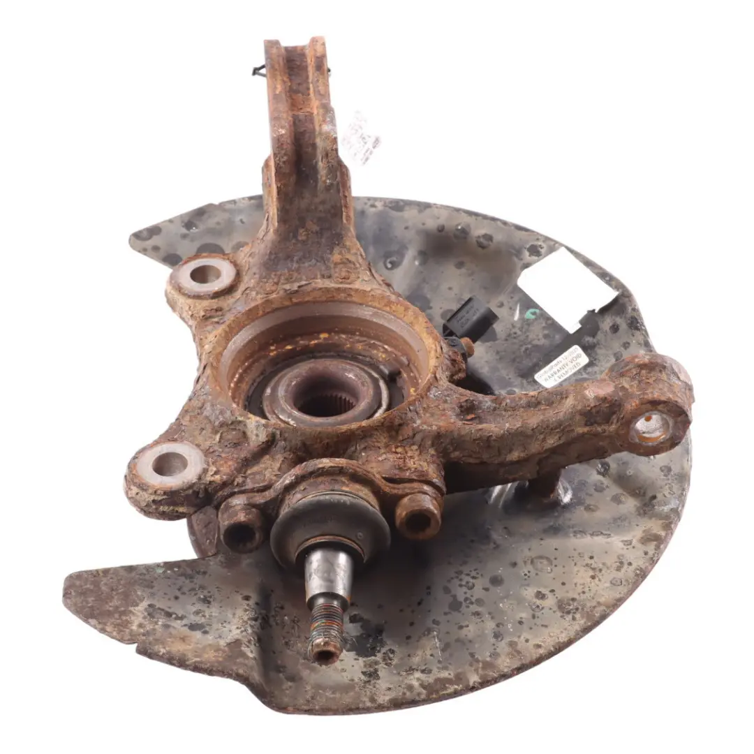 VW Volkswagen Transporter T5 Front Axle Wheel Hub Knuckle Right O/S - SKU 7H8407258C - Part number 7H8407258C