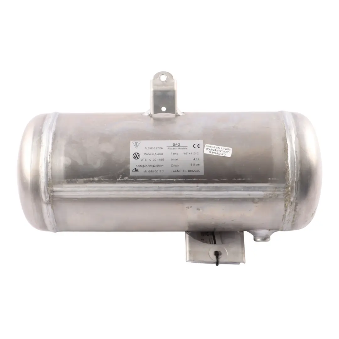 Volkswagen Touareg 7L Serbatoio Cilindro Sospensioni Pneumatiche - SKU 7L0616202A - Numero di parte 7L0616202A