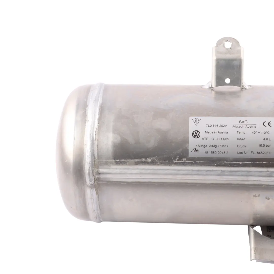 7L Serbatoio Cilindro Sospensioni Pneumatiche per Volkswagen Touareg con numero di parte 7L0616202A Volkswagen Touareg 7L Serbatoio Cilindro Sospensioni Pneumatiche - SKU 7L0616202A - Numero di parte 7L0616202A