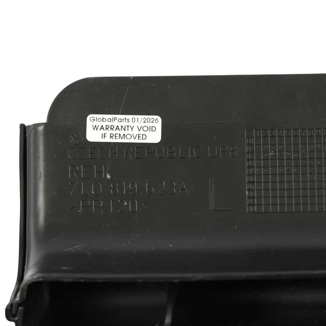 Audi Q7 4L VW Touareg 7L Fußraum Lüftungsschacht Heizung Vorne Links - SKU 7L0819623A - Teilenummer 7L0819623A