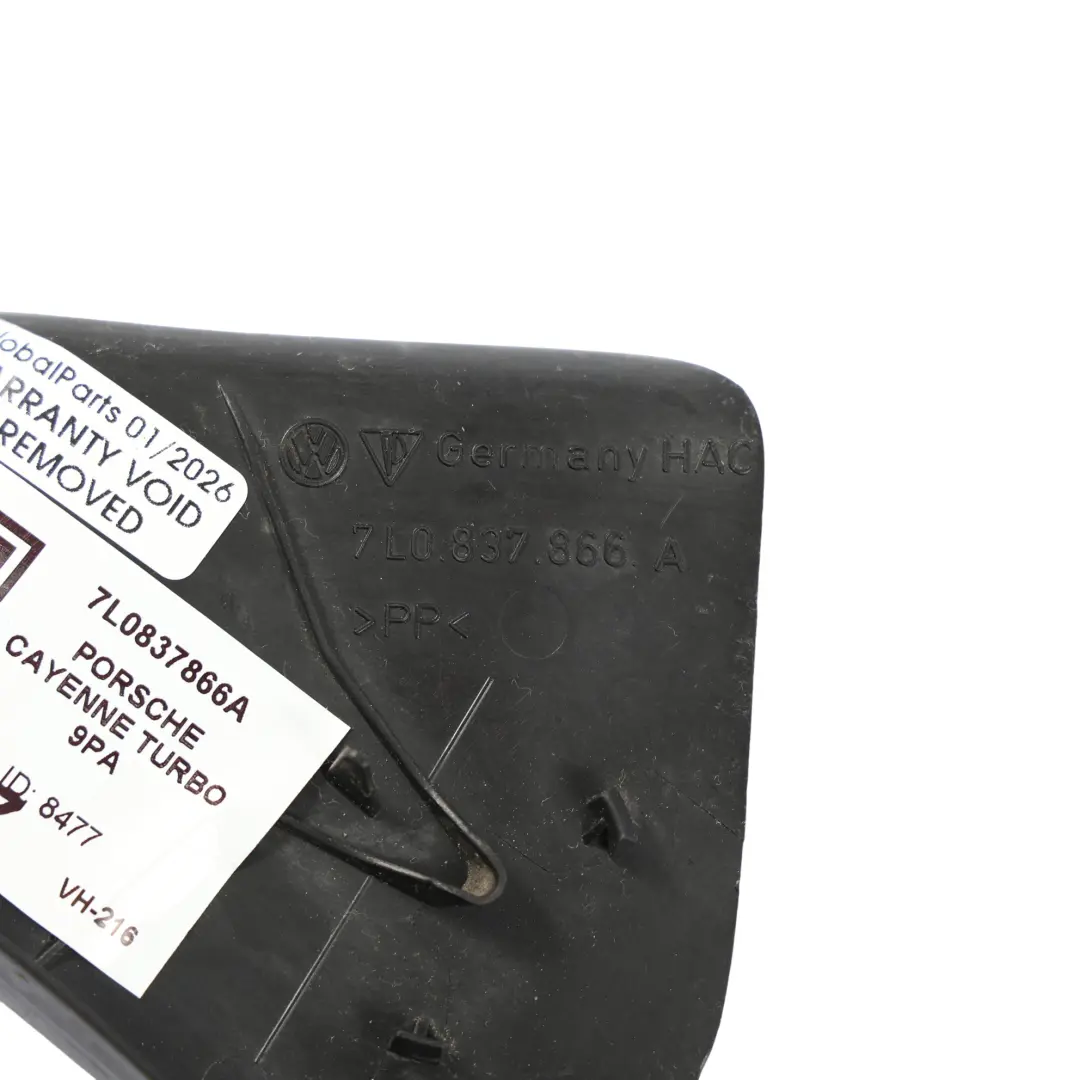 Porsche Cayenne 9PA Osłona Panel Drzwi Prawy Przód - SKU 7L0837866A - Numer Części 7L0837866A