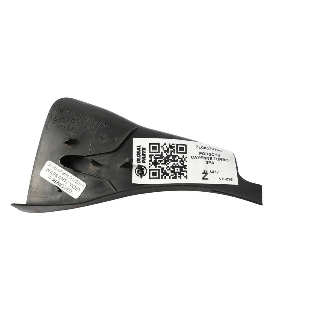 Porsche Cayenne 9PA Türfensterverkleidung Abdeckung Vorne Rechts - SKU 7L0837916A - Teilenummer 7L0837916A