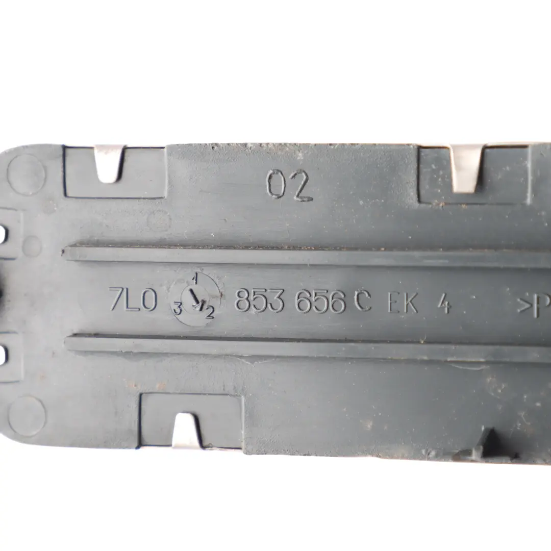 Entrance Door Sill Trim Strip Front Right O/S to Porsche Cayenne 955 9PA with Part number 7L0853656C Porsche Cayenne 955 9PA Entrance Door Sill Trim Strip Front Right O/S - SKU 7L0853656C - Part number 7L0853656C