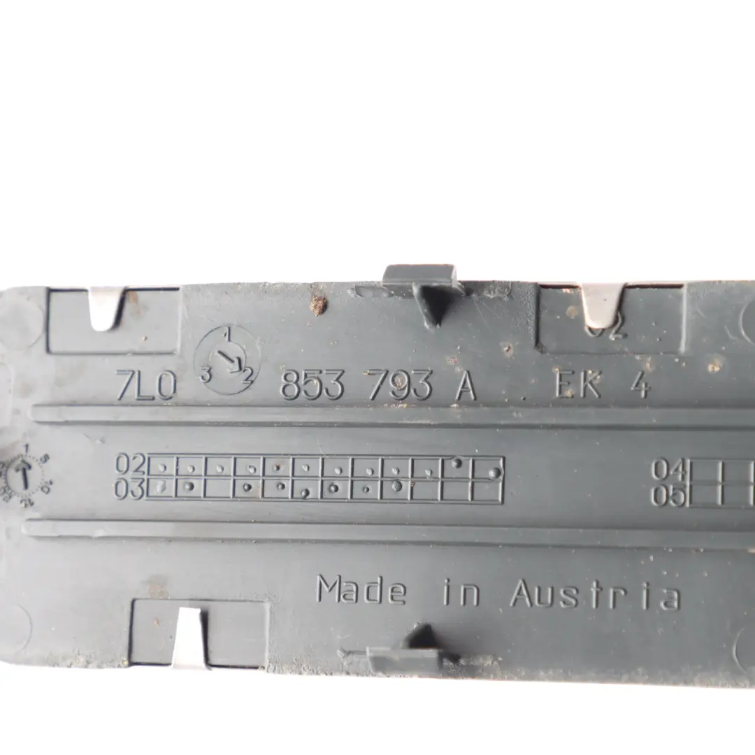 Porsche Cayenne 9PA Entrance Door Sill Trim Strip Rear Left N/S - SKU 7L0853793A - Part number 7L0853793A