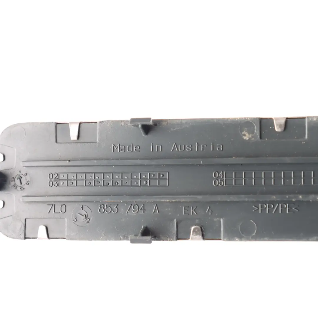 Porsche Cayenne 9PA Entrance Door Sill Trim Strip Front Right O/S - SKU 7L0853794A - Part number 7L0853794A