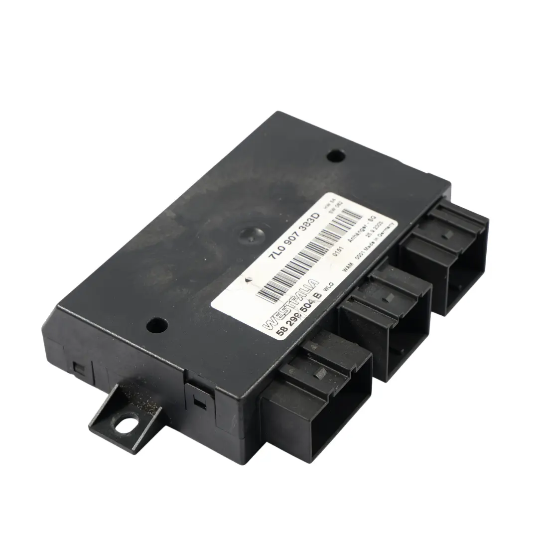 Porsche Cayenne 9PA Barra Di Traino Unità Modulo Controllo Traino - SKU 7L0907383D - Numero di parte 7L0907383D