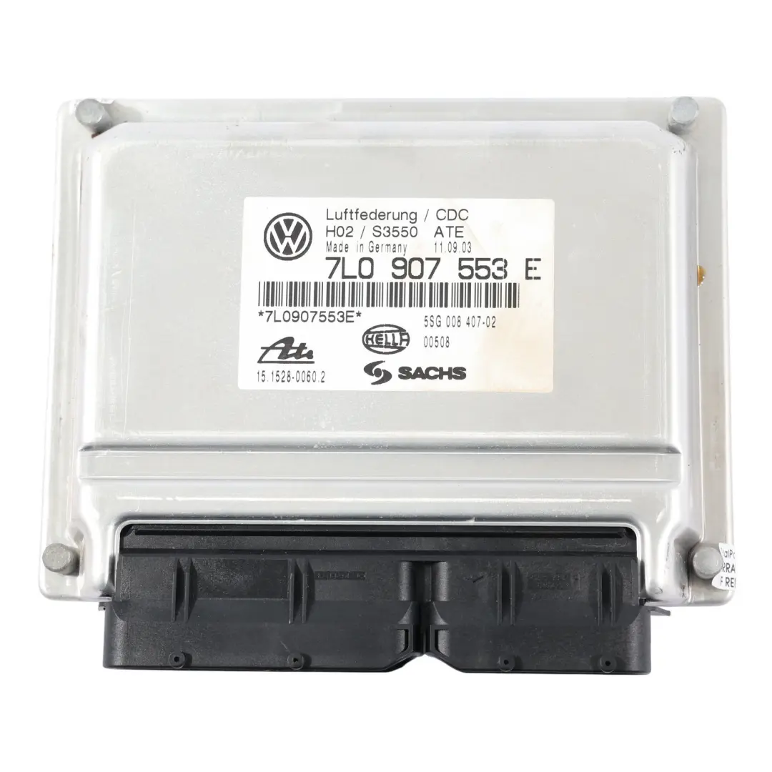 Fahrwerks Steuergerät Modul für Porsche Cayenne 9PA mit Teilenummer 7L0907553E Porsche Cayenne 9PA Fahrwerks Steuergerät Modul - SKU 7L0907553E - Teilenummer 7L0907553E