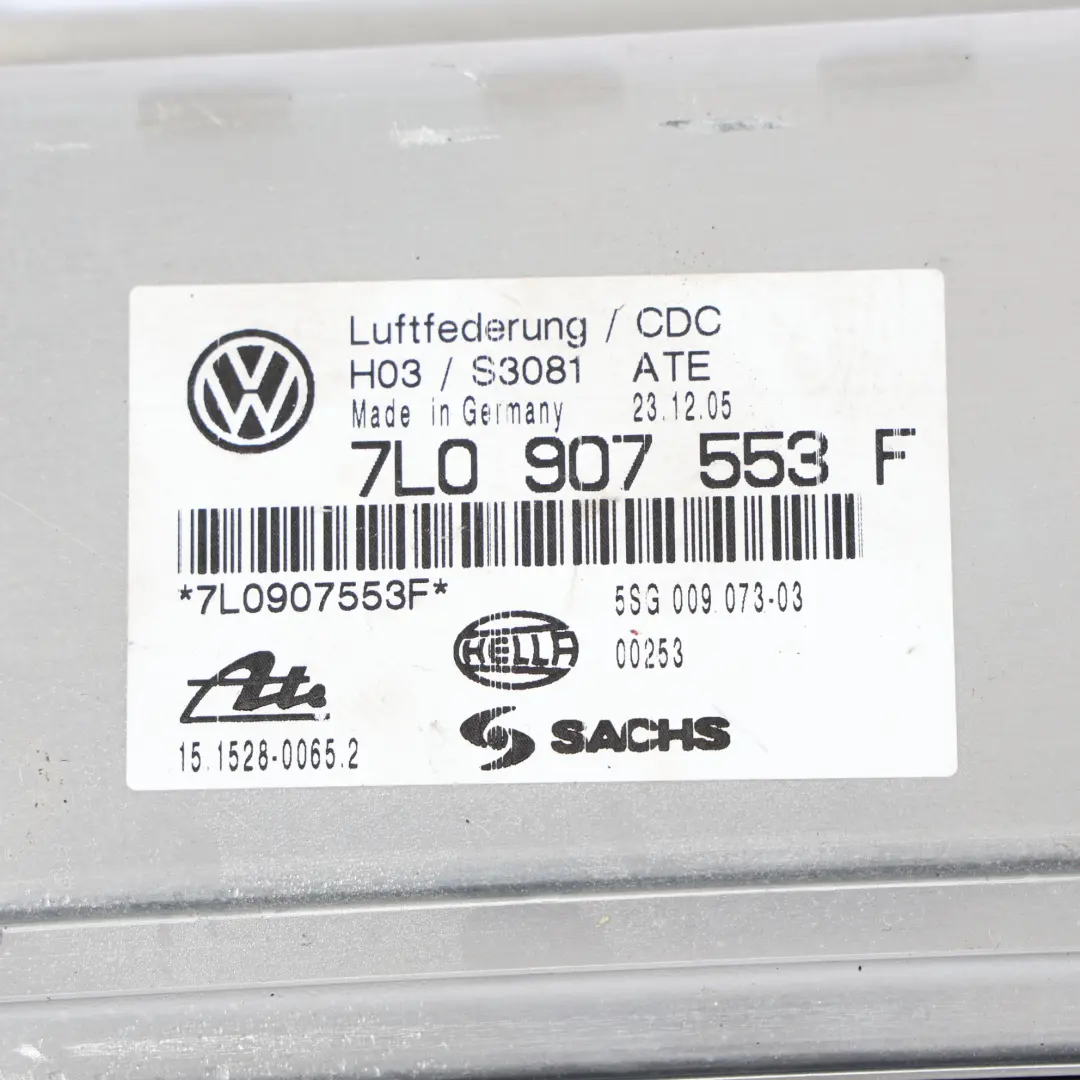 7L Luftfederung Gateway Steuermodul Einheit für VW Volkswagen Touareg mit Teilenummer 7L0907553F VW Volkswagen Touareg 7L Luftfederung Gateway Steuermodul Einheit - SKU 7L0907553F - Teilenummer 7L0907553F