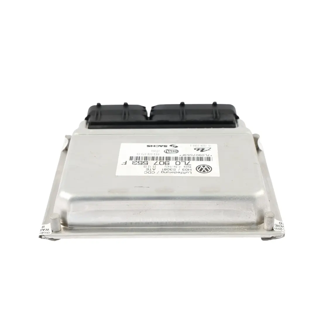 VW Touareg 7L Module Commande Passerelle Suspension Pneumatique - SKU 7L0907553F - Numéro de pièce 7L0907553F