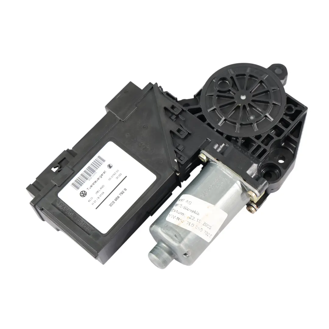 Porsche Cayenne 9PA Front Window Lifter Motor Regulator Driver Side - SKU RHD-7L0959702E - Part number 7L0959702E