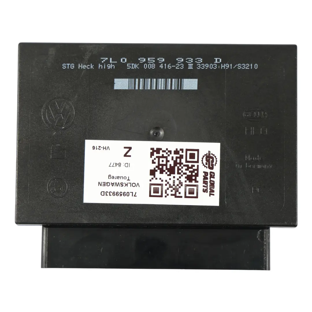 Body Comfort Modul Steuergerät ECU für Porsche Cayenne 9PA mit Teilenummer 7L0959933D Porsche Cayenne 9PA Body Comfort Modul Steuergerät ECU - SKU 7L0959933D - Teilenummer 7L0959933D