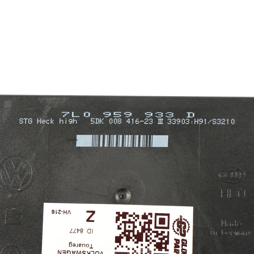 Porsche Cayenne 9PA Body Comfort Module Control Unit ECU - SKU 7L0959933D - Part number 7L0959933D