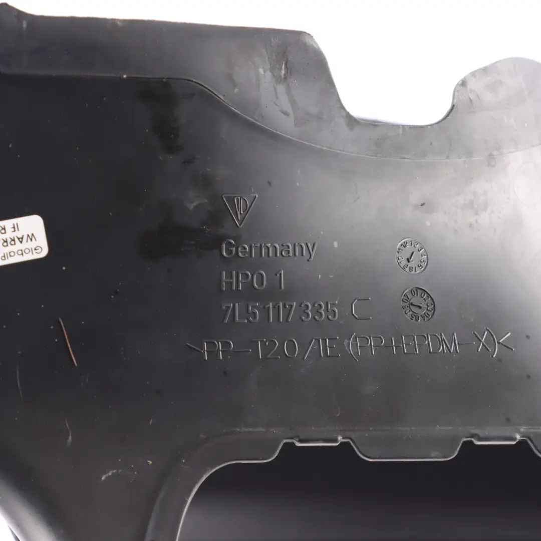 Porsche Cayenne 9PA Front Bumper Air Duct Cover Housing Left N/S - SKU 7L5117335C - Part number 7L5117335C