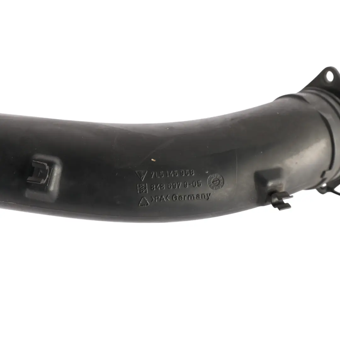 Pressure Hose Pipe Line to Porsche Cayenne 9PA 955 Intercooler with Part number 7L5145958 Porsche Cayenne 9PA 955 Intercooler Pressure Hose Pipe Line - SKU 7L5145958 - Part number 7L5145958