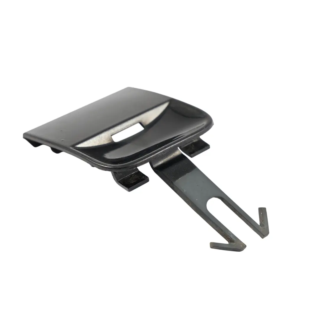 Towing Eye Cover Flap Rear Bumper Basalt Black Right C9Z to Porsche Cayenne 9PA with Part number 7L5807450F Porsche Cayenne 9PA Towing Eye Cover Flap Rear Bumper Basalt Black Right C9Z - SKU 7L5807450F-BAB - Part number 7L5807450F