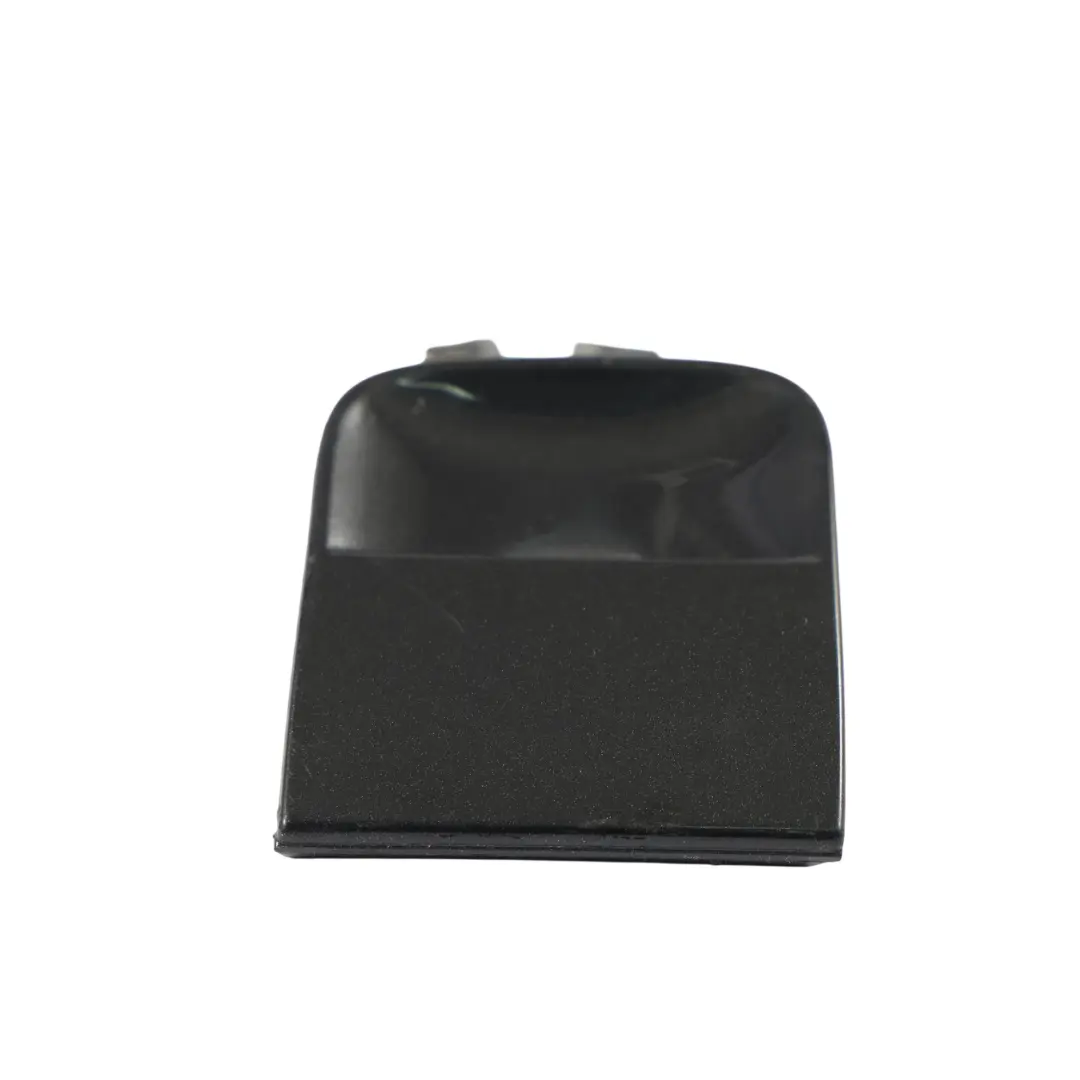 Towing Eye Cover Flap Rear Bumper Basalt Black Right C9Z to Porsche Cayenne 9PA with Part number 7L5807450F Porsche Cayenne 9PA Towing Eye Cover Flap Rear Bumper Basalt Black Right C9Z - SKU 7L5807450F-BAB - Part number 7L5807450F