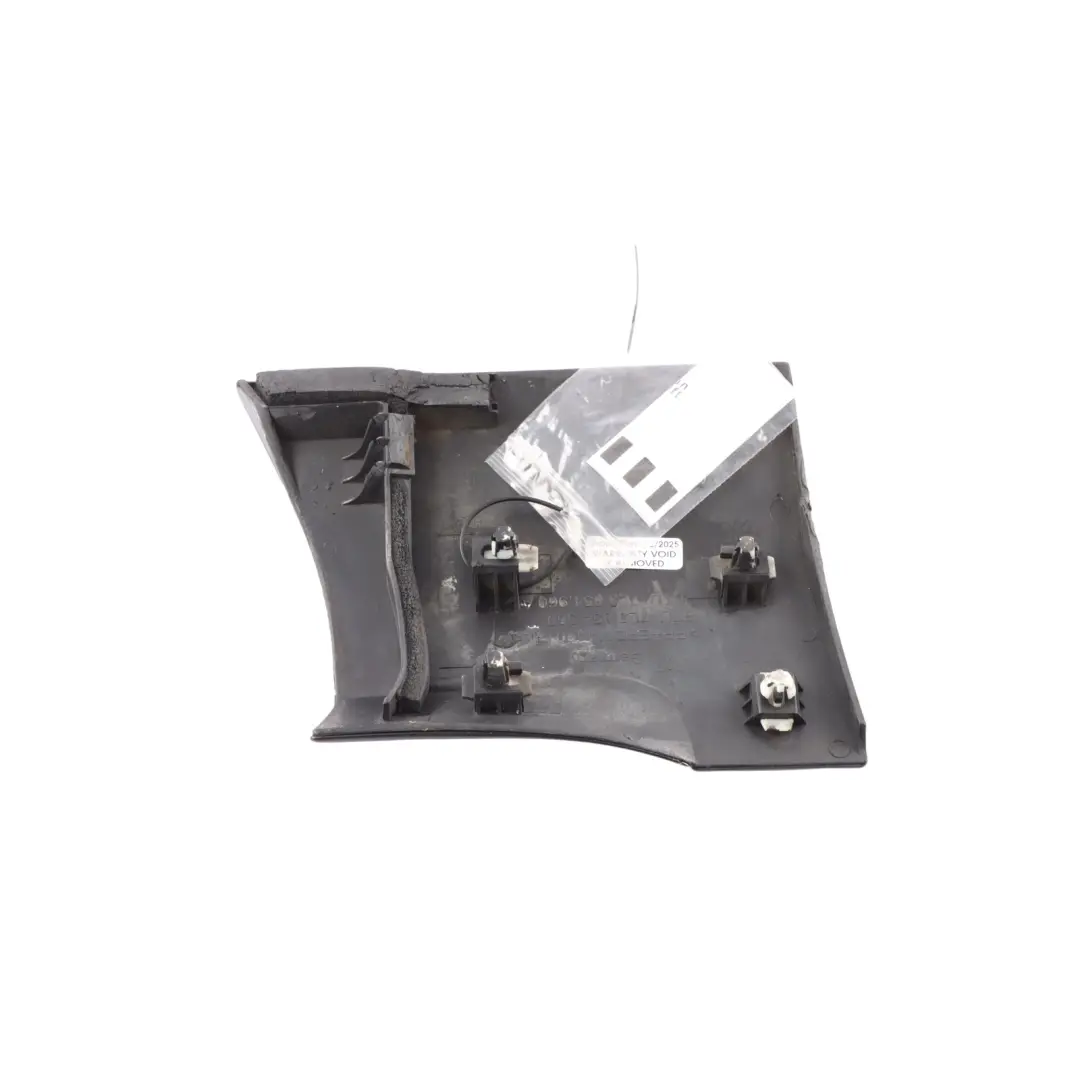 Porsche Cayenne 955 Fender Trim Molding Strip Front Right O/S Basalt Black - C9Z - SKU 7L5854960-BAB - Part number 7L5854960